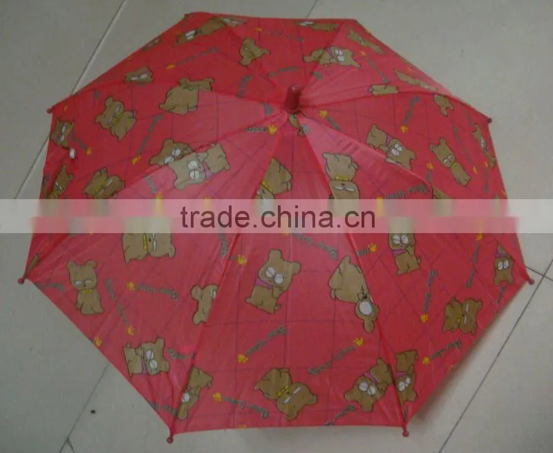 15inch promotional wholesale children umbrella with full printing