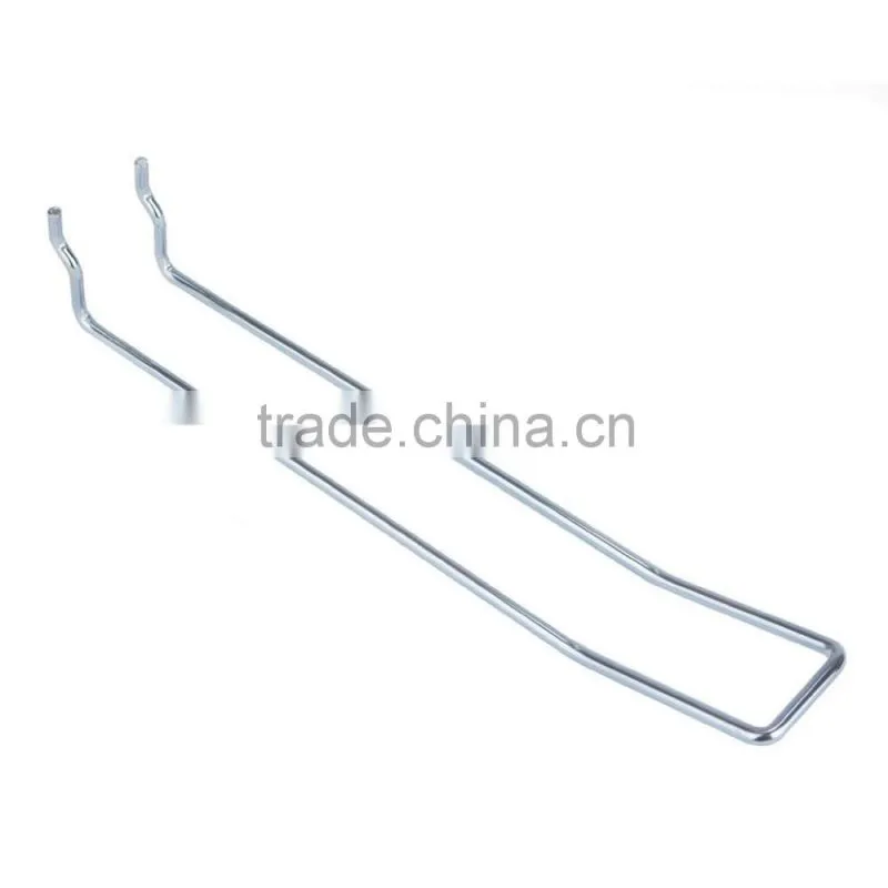 Adjustable Euro Peg Hook - Chrome Euro Hook for Peg panels