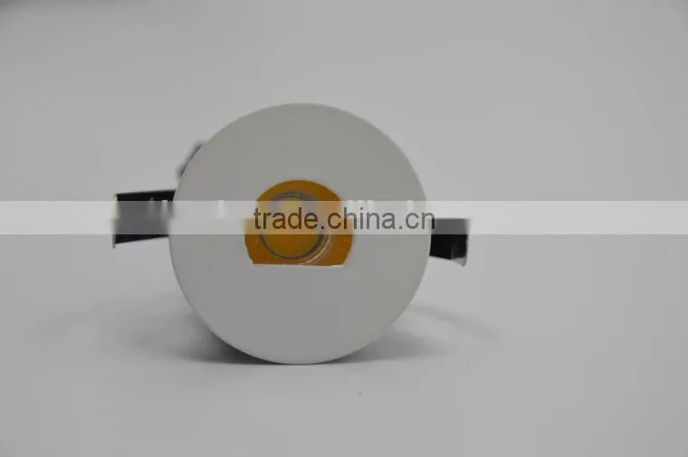 Small Size Epistar COB Clear diffuser Round 3W LED downlight TEC002S3WR2