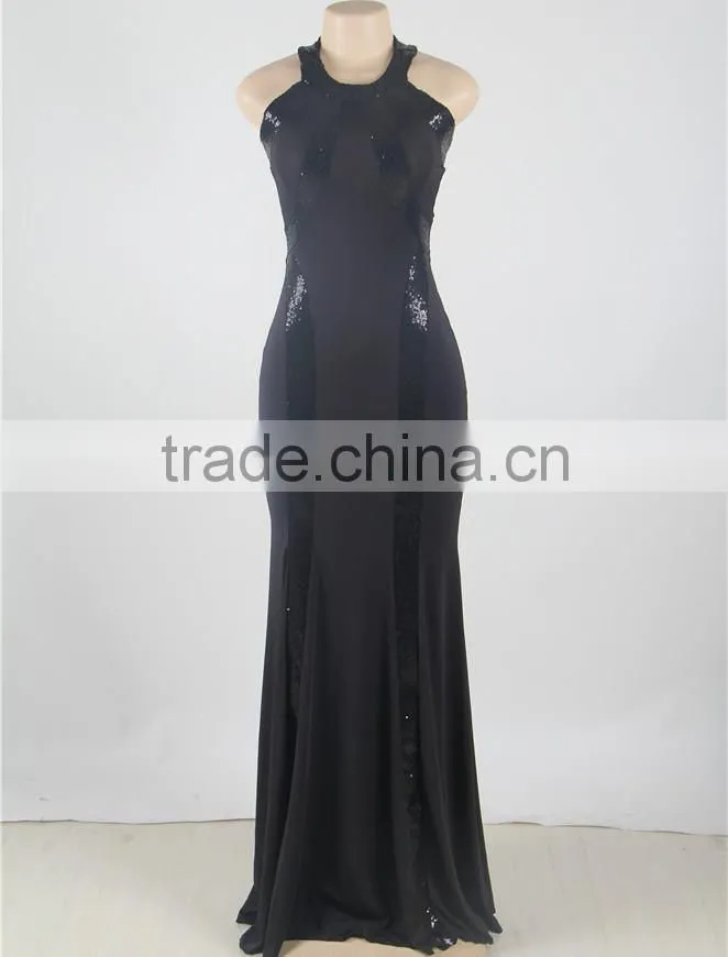 Latest fashion adult women long style sexy cutout full size floor length red prom dress