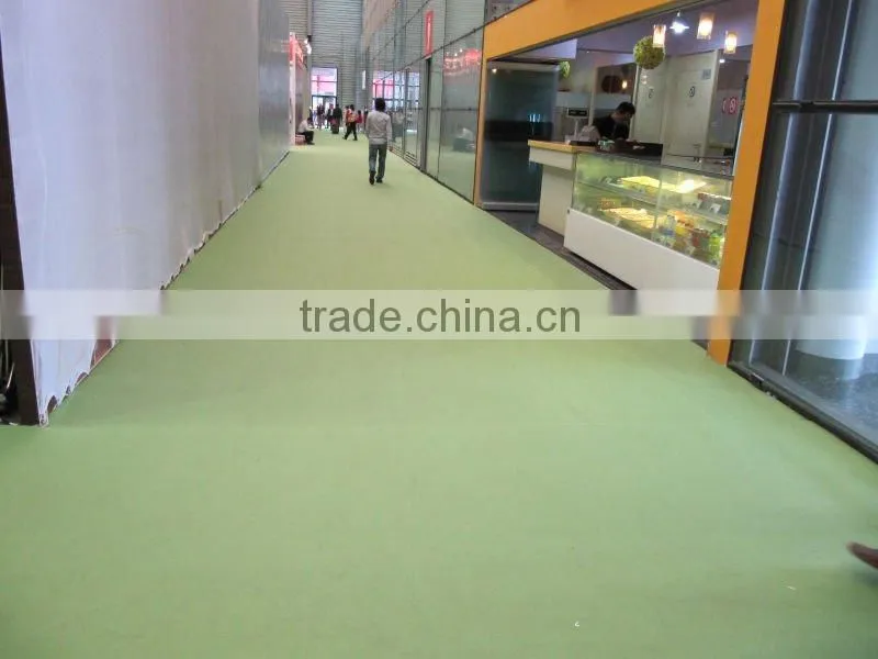 Best price 100% polyester Needle Punched Nonwoven Exhibition Carpet velour carpet