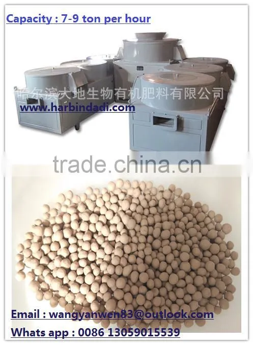 Compound organic fertilizer ball granulation machines