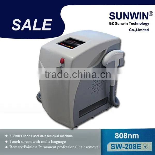 Hottest new product 808nm Diode Laser permanent Hair Removal machine