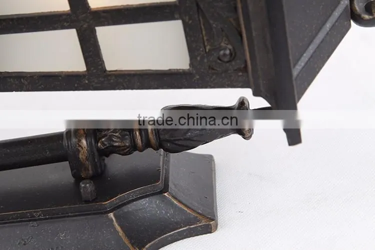 Light Outdoor Pendant, Black with Satin-Etched Cased Opal Glass