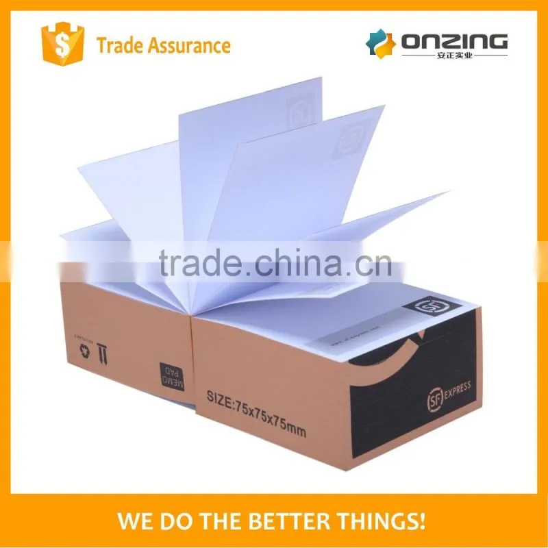 75*75*75mm custom eco sticky notes pad for business