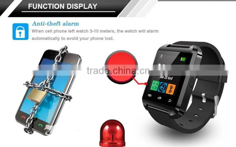 Fashionable 1.44inch Bluetooth Android Smart Watch,U8 Smart Watch