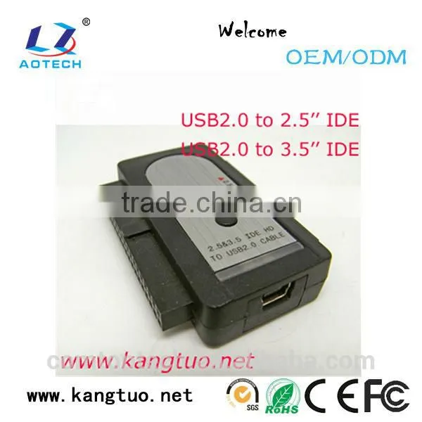CE&FCC&ROHS 2.5''/3.5''IDE usb to sata ide adapter