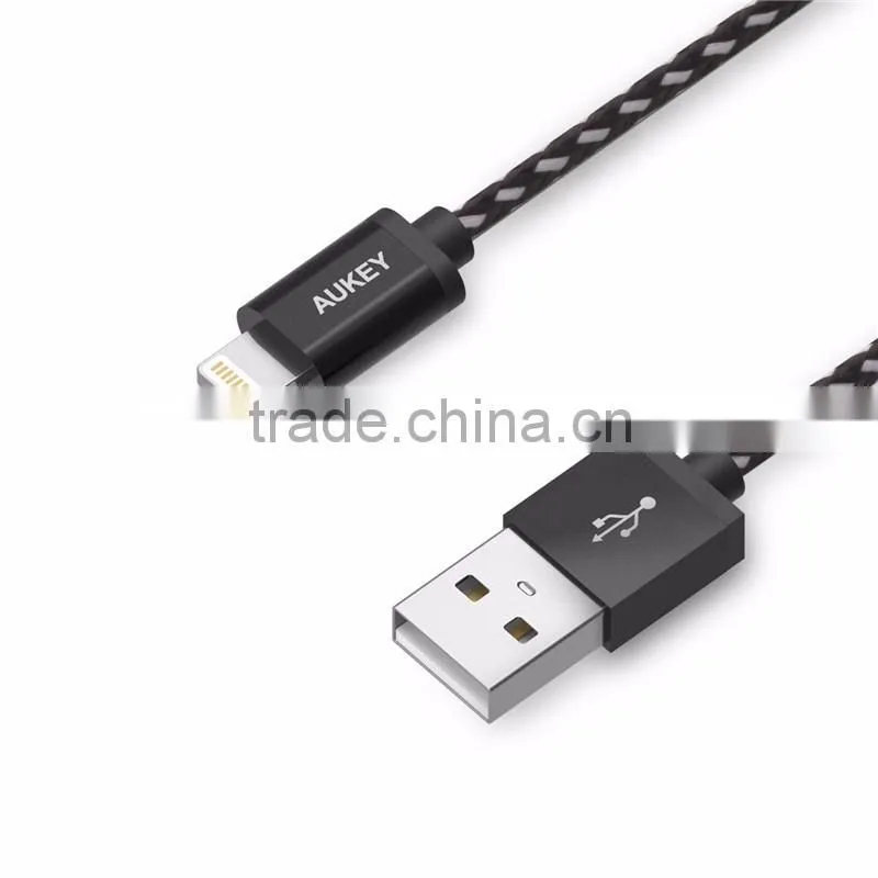 MFI 8 pin data cable for Iphone 6 6s plus 5 5s ipad high quality IOS 8/9 durable fast charge data cync usb line wire