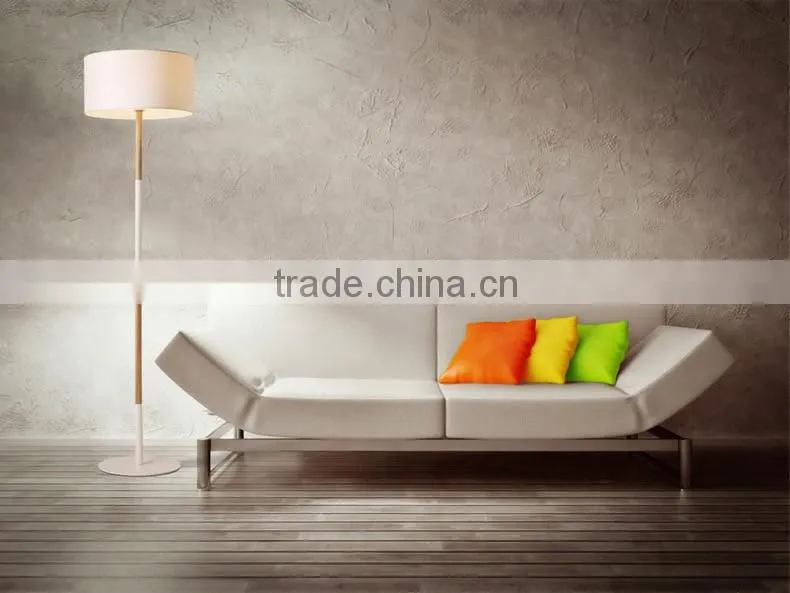 High quality living room fabric lamp shade floor lamp