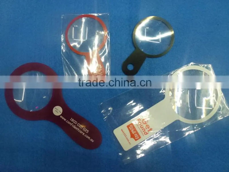hot sale handheld magnifier, plastic fresnel lens magnifier