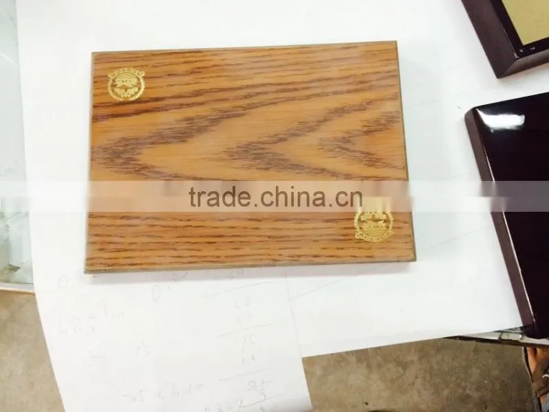 wooden coin box with transparent lid
