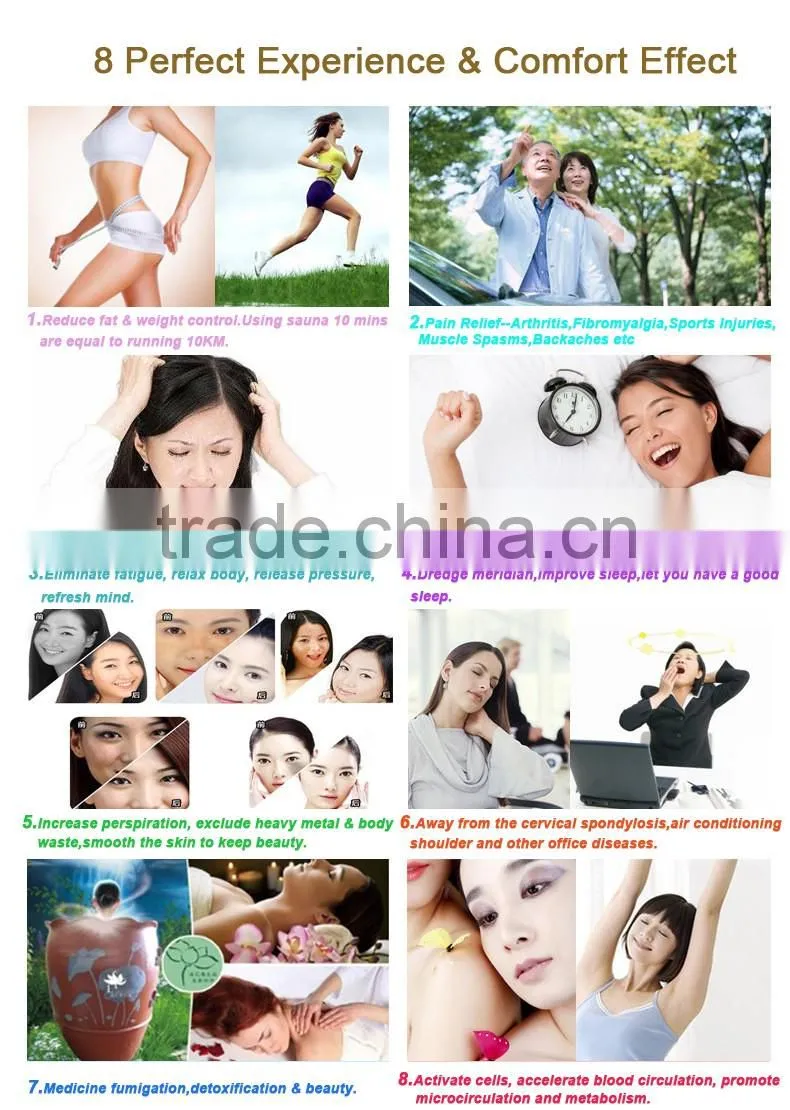 1200W 2L Capality One person Home Portable Steam Sauna Room