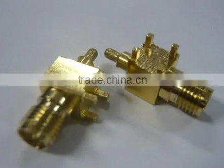 SMA female pcb mount connector