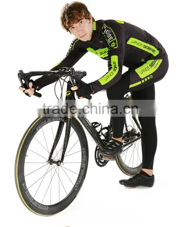 full sleeve Soft shell solid cutting Cycle friendly cut high visibility light weight men cycling