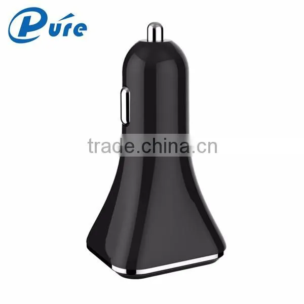 OEM 5.2A/6.8A intelligent recognition car charger premium 4 usb car charger for mobile phones