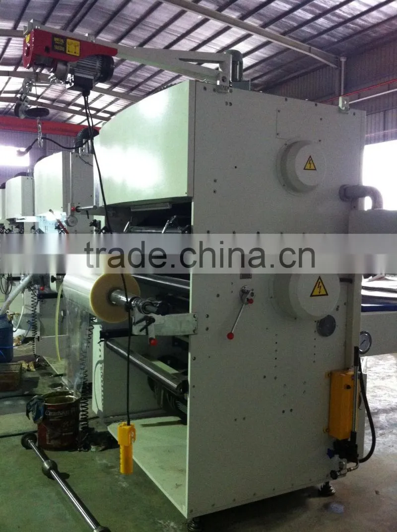 Semi-auto thermal bopp film laminating and splitting machine