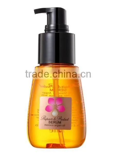 100% pure natural Argan Oil for damaged hair with private label