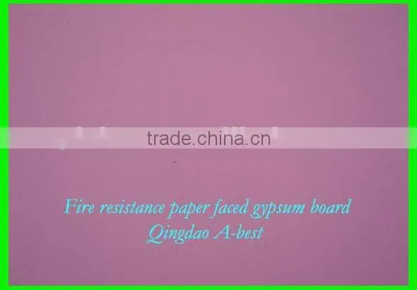 Moistureproof plaster Gypsum Board for drywall/partition/ceiling in construction and real estate
