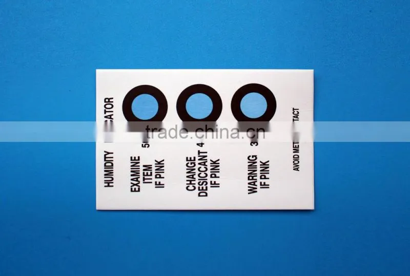 Top Selling 10%-60% 6dots Humidity Indicator Card for PCB Components