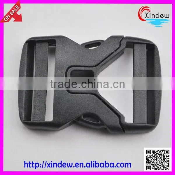 Black plastic schoolbag buckle, bag accessories, bag buckle (XDZY-001)