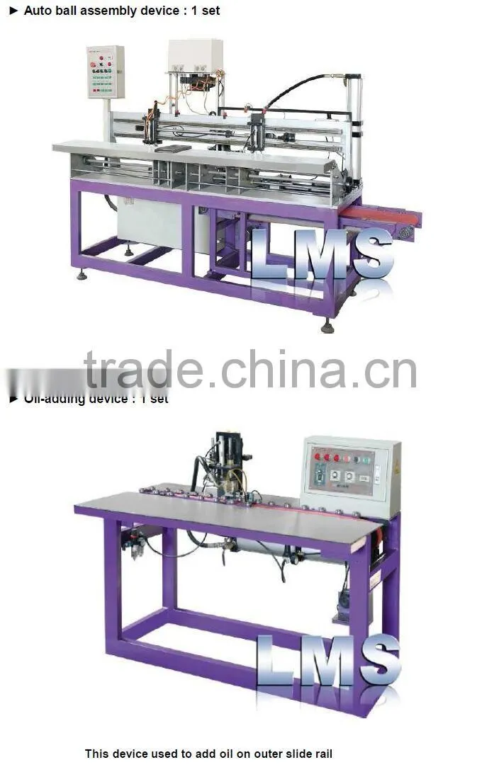 roll forming production line of ball bearing slides Telescopic slides