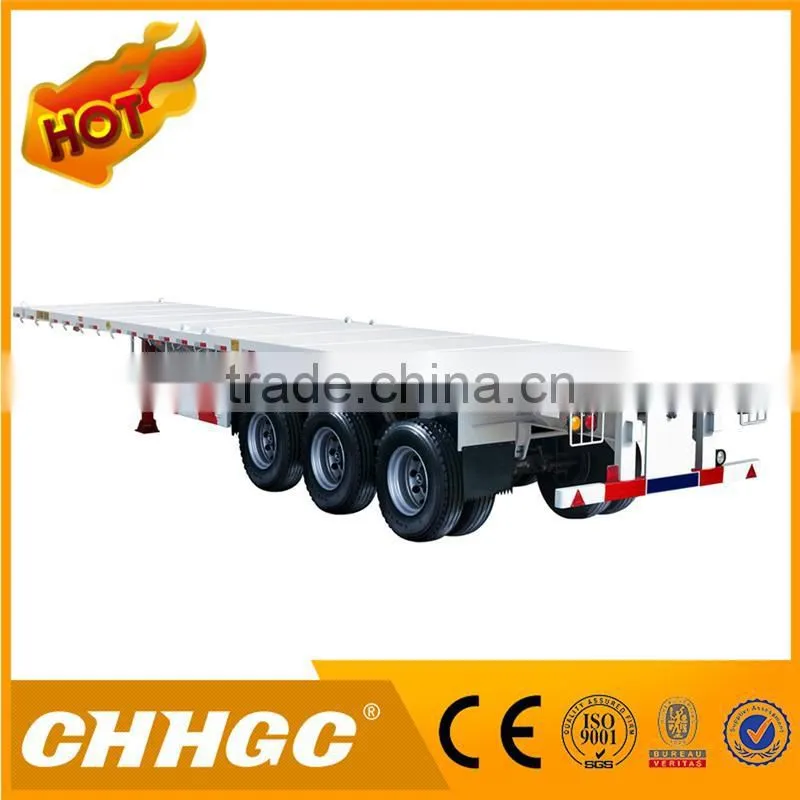 Best selling 40ft heavy flatbed semi trailer made in China