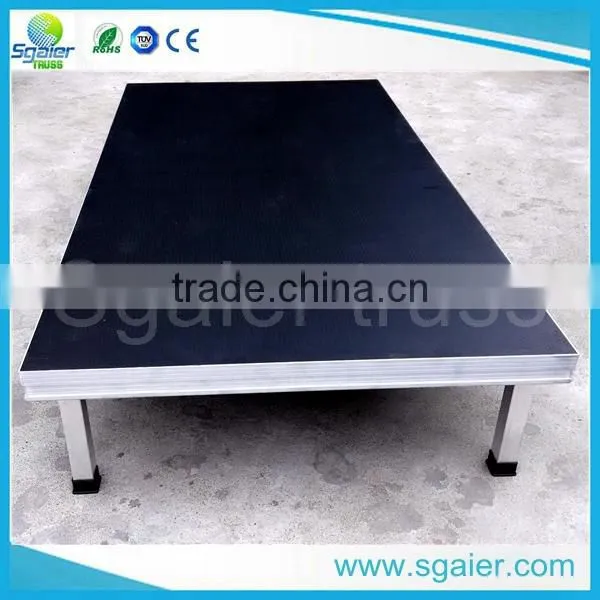 Outdoor aluminum stage platform decking for concert