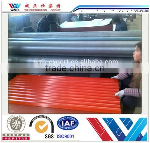 PPGI/PPGL GREEN RAL6029 corrugated/plain steel plate export to Turkmenistan