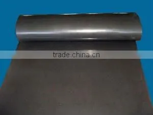 Fire resistant black rubber sheet roll
