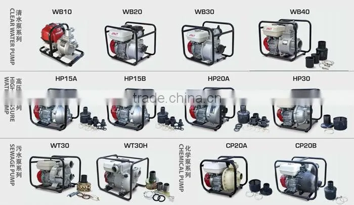 Hot sale China small petrol water pump WB40