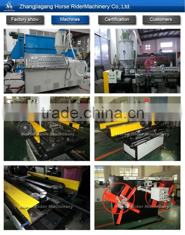 New High Speed PE PVC Single Wall Corrugated Pipe Extrusion Machine PVC corrugated pipe production line