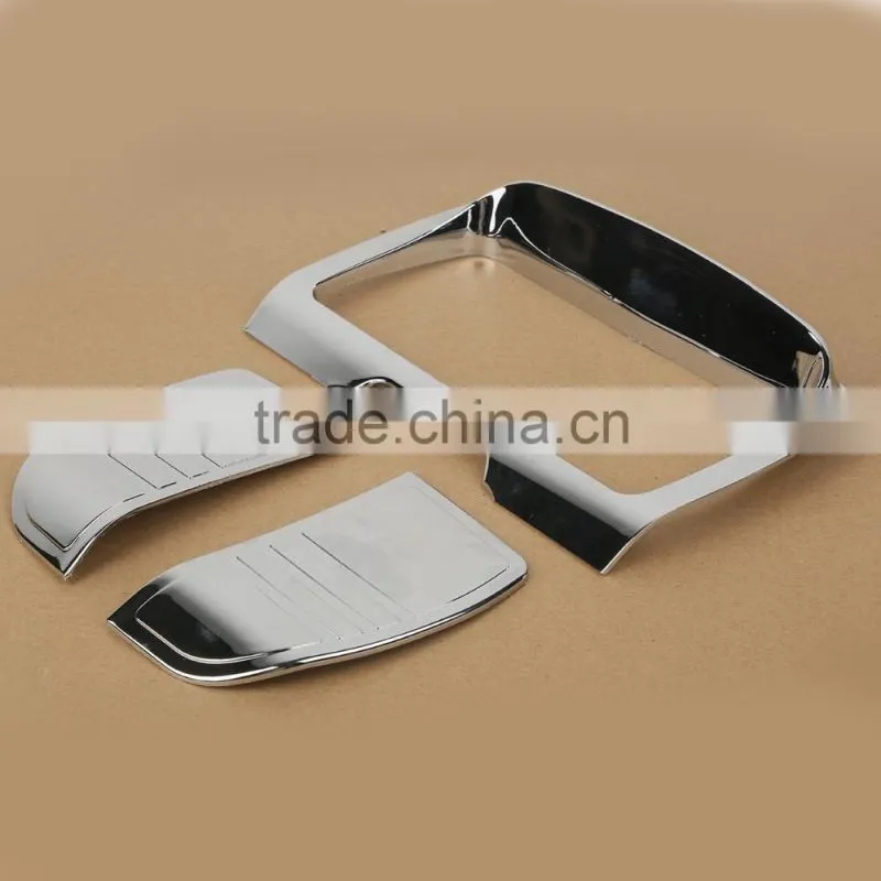 Chrome Tri Line Stereo Trim Cover for Touring Street Glide FLHXS 2014-up