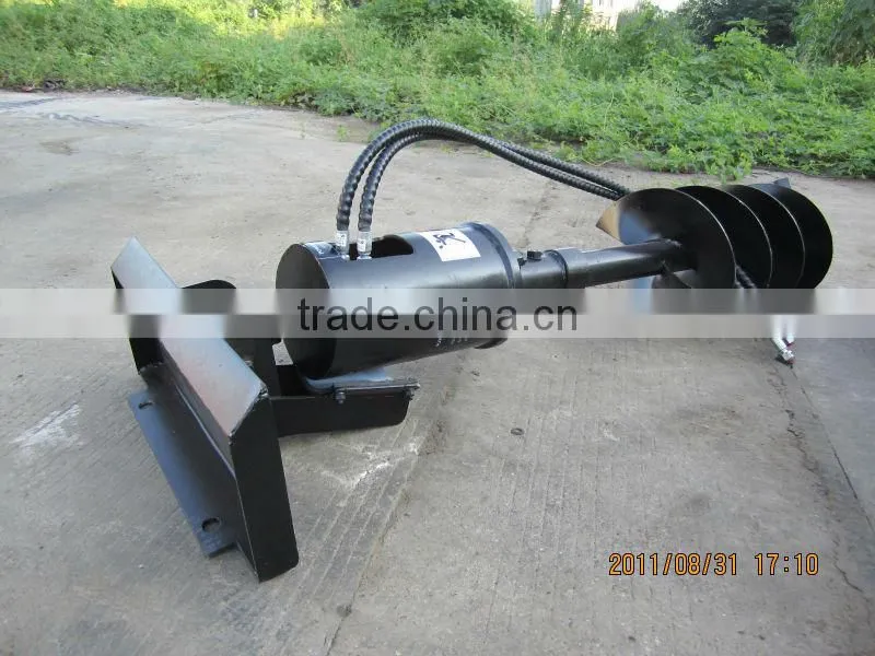 skid steer loader attachment mini Earth Auger