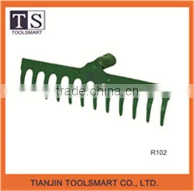 Rake R106L with Long Steel Handle