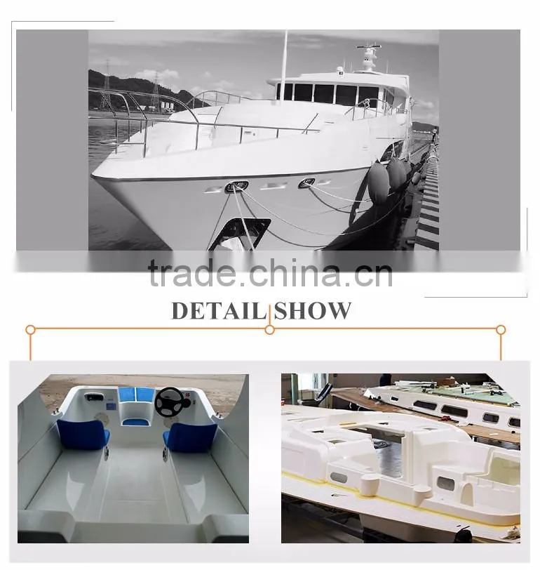 Fast Delivery Durable Frp boat or classic sailing yachts shell for sale