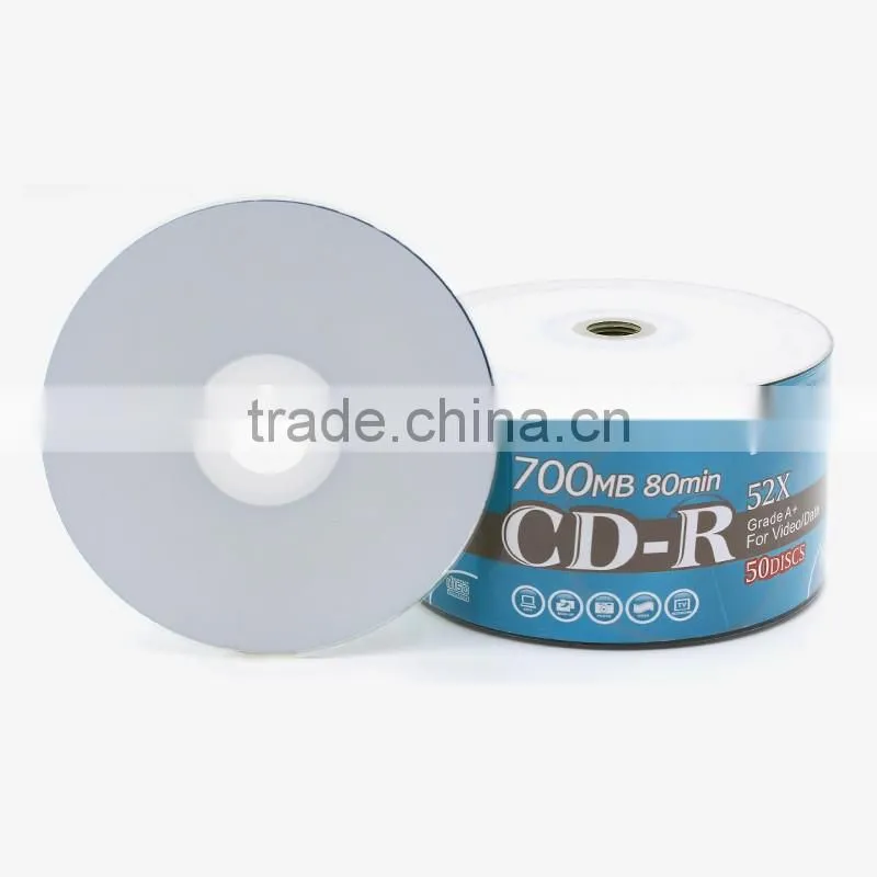 700MB Disk Capacity Single Layer Recordable CD-R Media Style blank cd 52x