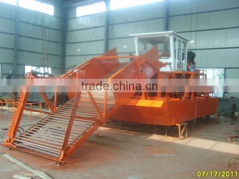 Aquatic weed harvester/Garbage salvage ship/ lake automatic cleaning machine
