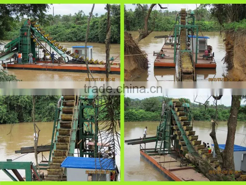 New Condition Chain Bucket Gold Dredger for Export
