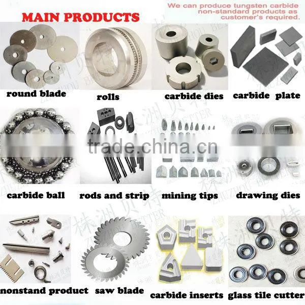 trustable manufacturer supply excellent quality tungsten carbide rolls for steel