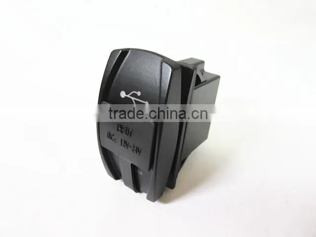 Car Marine DC12V 24V 36V Female USB Socket Carling Switch Style