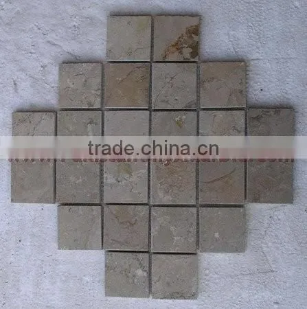 NEW SAHARA GOLD (CHAMPAIGN) MARBLE MOSAIC TILES