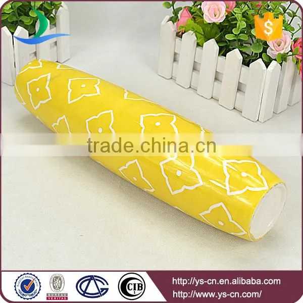2014 orange round Ceramic Decorative Modern Vases