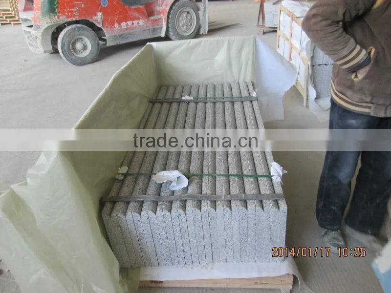China Bianco sardo G640 granite stairs