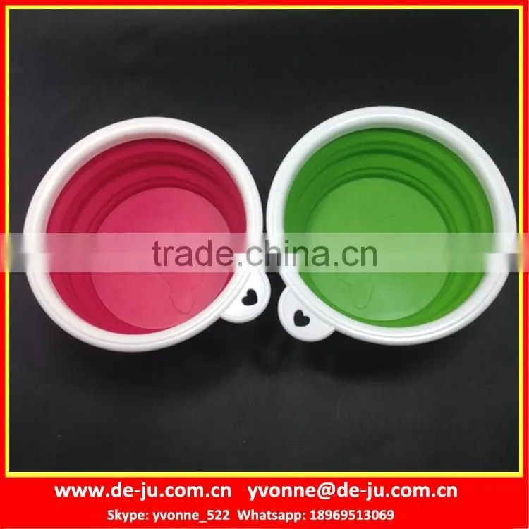 Novelty Pet Feeder Collapsible Silicone Bowls