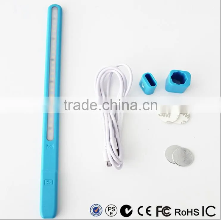 New Arrival Portable Lighting Lamp Of Bookshelf, USB Charge LED Night Light