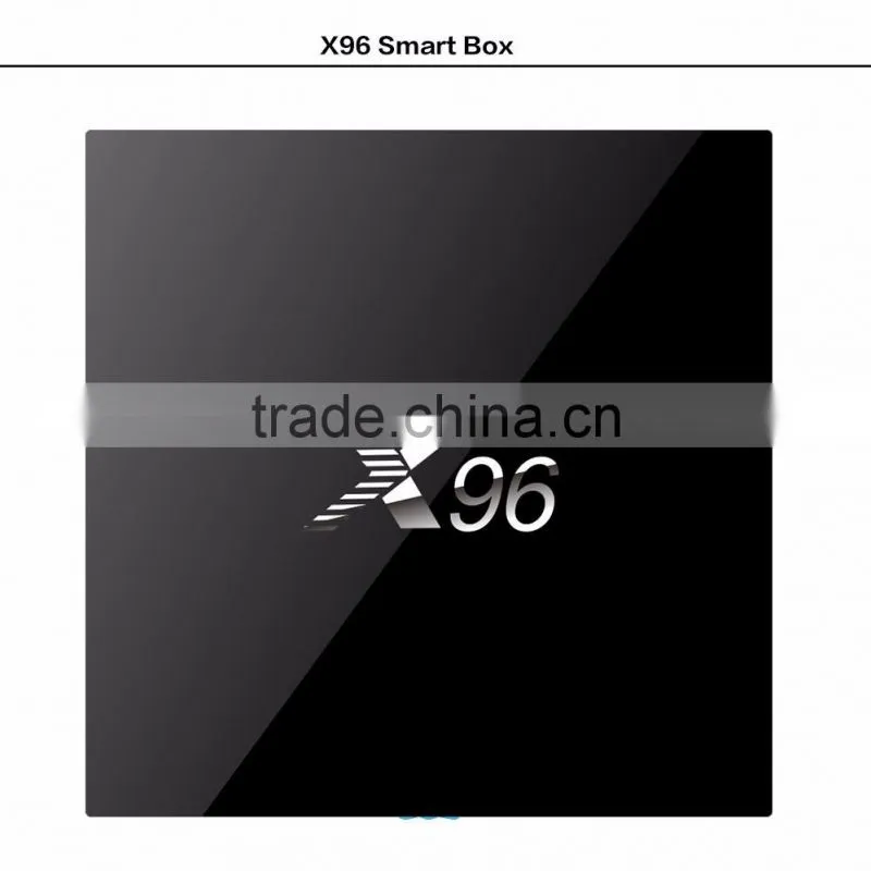 Wholesale Android Media Player Best Selling Android 6.0 Tv Box 1gb/8gb 4k Amlogic S905x Tv Box X96