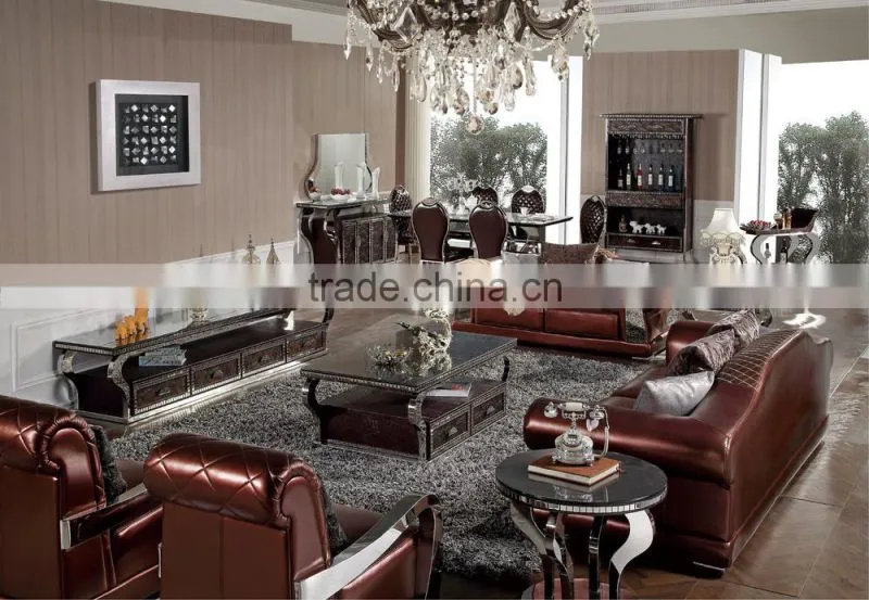2015 hot sell modern leather sofa sets /best selling living room leather sofa SF108