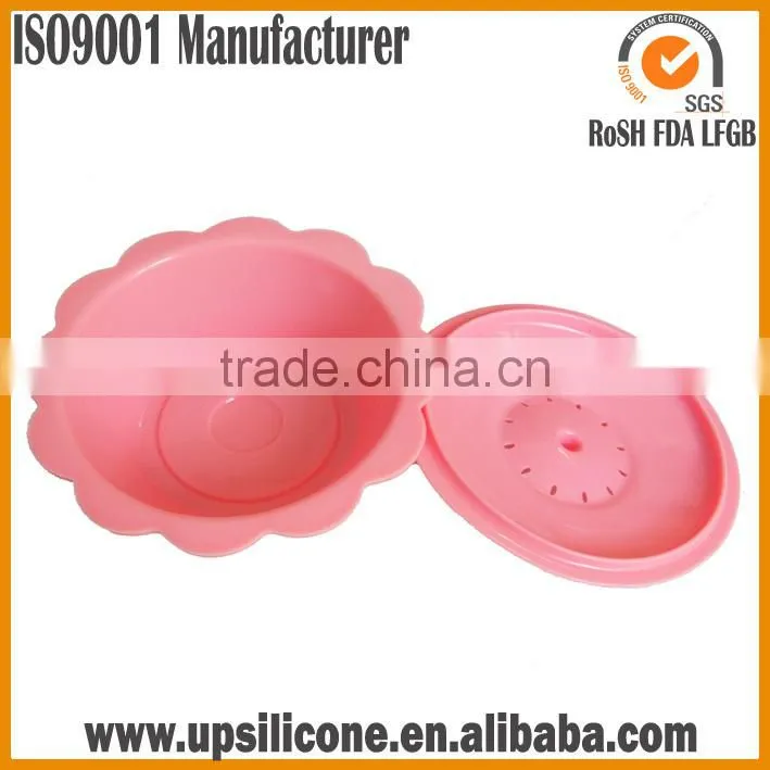 BPA Free flexible silicone baby bowl