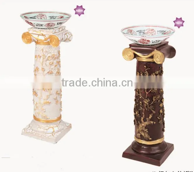 Decorative ashtray pillar Garden resin decoration