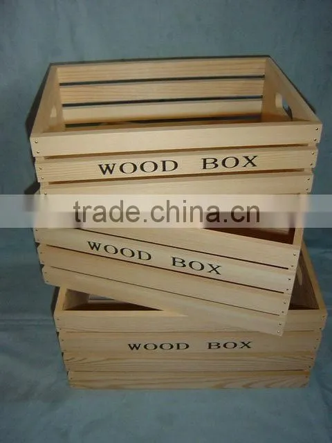 small wooden crates wholesale